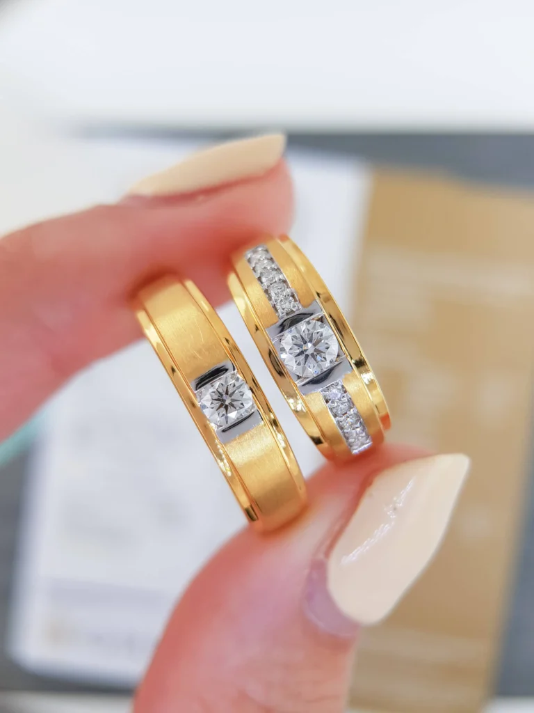แหวนเจ้าบ่าว แบบแหวนหมั้น แหวนเพชร แหวนเพชรแท้ แหวนเกลี้ยง GIA